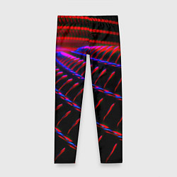 Детские легинсы Geometry neon texture