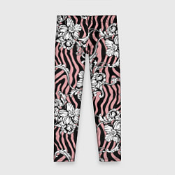 Леггинсы для девочки Floral pattern - vanguard, цвет: 3D-принт