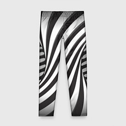 Леггинсы для девочки Полосатая зебра, цвет: 3D-принт
