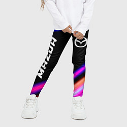 Леггинсы для девочки Mazda speed lights, цвет: 3D-принт — фото 2