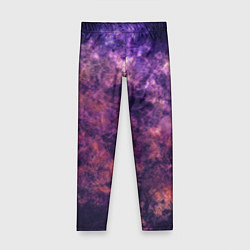 Детские легинсы Текстура - Purple galaxy