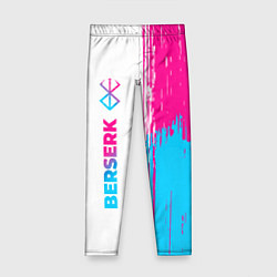 Детские легинсы Berserk neon gradient style: по-вертикали