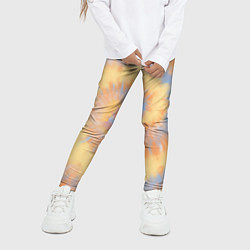 Леггинсы для девочки Tie-Dye дизайн, цвет: 3D-принт — фото 2