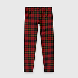 Леггинсы для девочки Pajama pattern red, цвет: 3D-принт