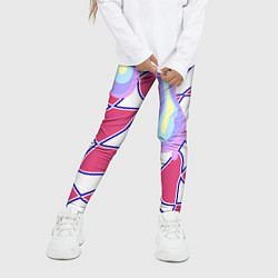 Леггинсы для девочки Rainbow illusion, цвет: 3D-принт — фото 2