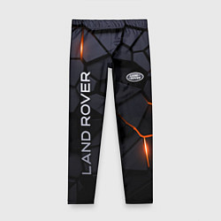 Леггинсы для девочки Land Rover - плиты с эффектом свечения, цвет: 3D-принт