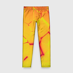 Детские легинсы Плиты желтые броня