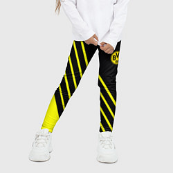 Леггинсы для девочки Borussia sport line uniform, цвет: 3D-принт — фото 2