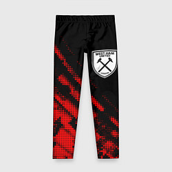 Детские легинсы West Ham sport grunge