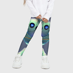 Леггинсы для девочки Робот человекоподобный, цвет: 3D-принт — фото 2