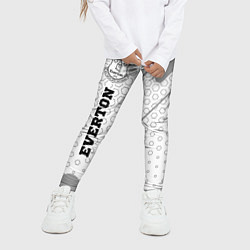 Леггинсы для девочки Everton sport на светлом фоне по-вертикали, цвет: 3D-принт — фото 2
