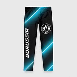 Леггинсы для девочки Borussia неоновые лампы, цвет: 3D-принт