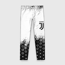 Леггинсы для девочки Juventus sport steel, цвет: 3D-принт