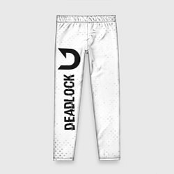 Детские легинсы Deadlock glitch на светлом фоне по-вертикали