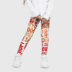 Леггинсы для девочки КролСпорт, цвет: 3D-принт — фото 2