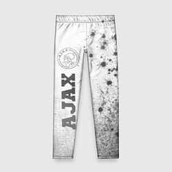 Леггинсы для девочки Ajax - white gradient по-вертикали, цвет: 3D-принт