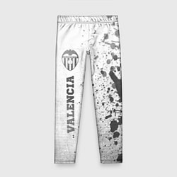 Леггинсы для девочки Valencia - white gradient по-вертикали, цвет: 3D-принт