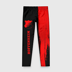 Детские легинсы Hoffenheim - red gradient по-вертикали