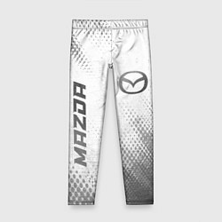 Леггинсы для девочки Mazda - white gradient вертикально, цвет: 3D-принт