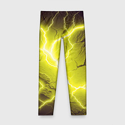 Детские легинсы Color yellow black