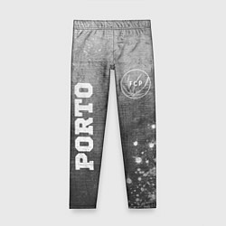 Леггинсы для девочки Porto - grey gradient вертикально, цвет: 3D-принт