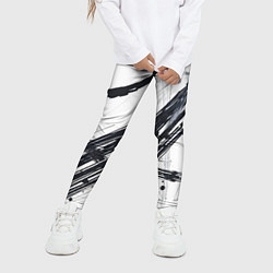 Леггинсы для девочки Графичная абстракция, цвет: 3D-принт — фото 2
