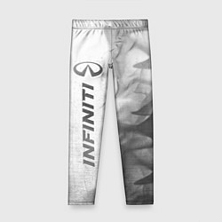 Детские легинсы Infiniti - white gradient по-вертикали