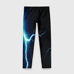 Детские легинсы Lightning light blue