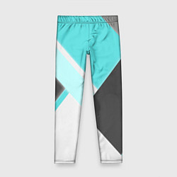 Детские легинсы Color black blue