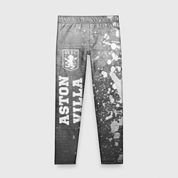 Детские легинсы Aston Villa - grey gradient по-вертикали