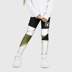 Леггинсы для девочки Changan логотип, цвет: 3D-принт — фото 2