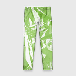 Детские легинсы Color white green
