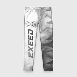 Леггинсы для девочки Exeed - white gradient по-вертикали, цвет: 3D-принт
