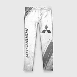 Детские легинсы Mitsubishi - white gradient вертикально