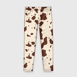 Леггинсы для девочки Коровьи пятна, цвет: 3D-принт