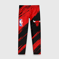 Леггинсы для девочки Chicago Bulls team NBA, цвет: 3D-принт