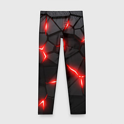 Детские легинсы Красная неоновая броня