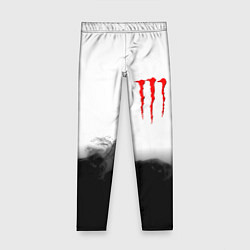 Леггинсы для девочки Monster energy splash smoke, цвет: 3D-принт