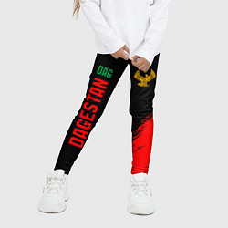 Леггинсы для девочки Dagestan sport, цвет: 3D-принт — фото 2