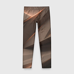 Детские легинсы Кофейная объемная текстура