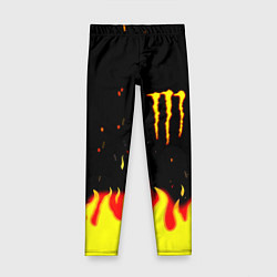 Детские легинсы Monster energy fire steel