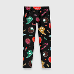 Леггинсы для девочки Halloween red pumpkin, цвет: 3D-принт