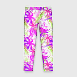 Детские легинсы Palm tree pink