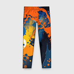 Леггинсы для девочки Краска на стене, цвет: 3D-принт