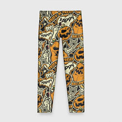 Детские легинсы Хэллоуин тыквы