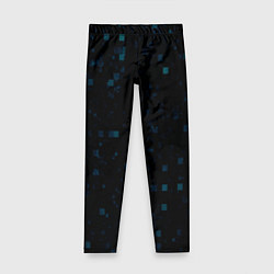 Леггинсы для девочки Color dark blue khaki, цвет: 3D-принт