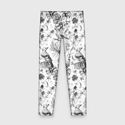 Леггинсы для девочки Бузулукский бор, цвет: 3D-принт