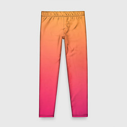 Детские легинсы Color orange pink