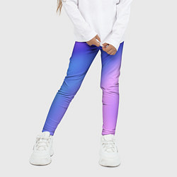 Леггинсы для девочки Color multicolored gradient, цвет: 3D-принт — фото 2