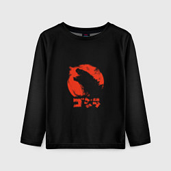 Лонгслив детский Godzilla, цвет: 3D-принт